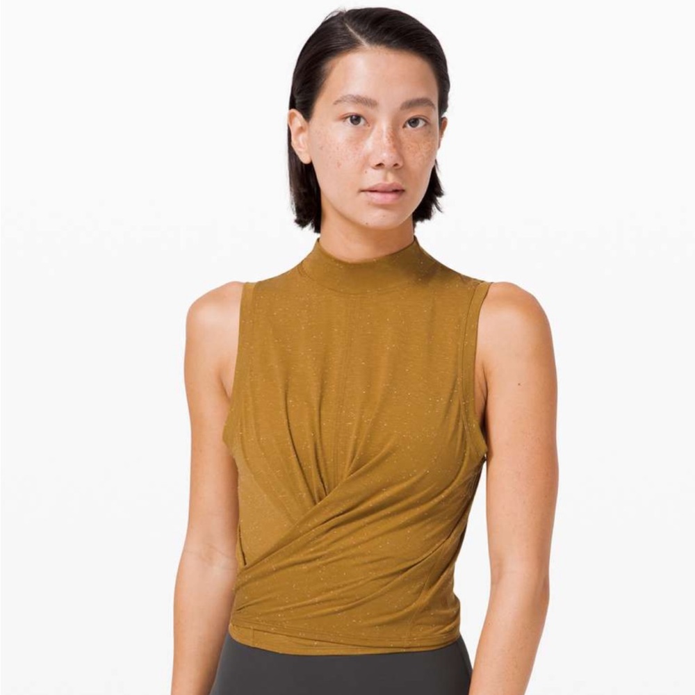 Lululemon Time to Restore mock neck tank